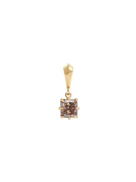 3.03ct Radiant Champagne Diamond Bespoke Pendant
