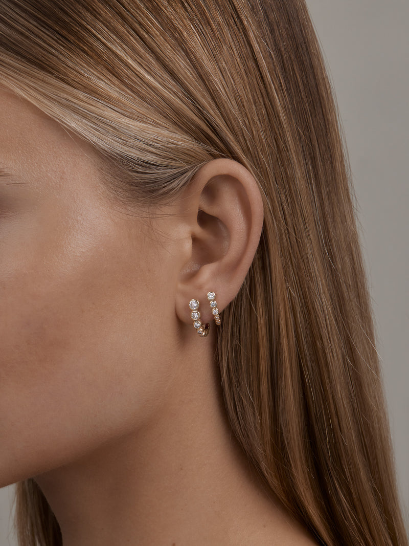 Petite Crescendo Hoops