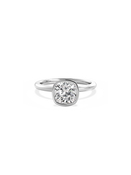 Cushion Signature Bezel Solitaire