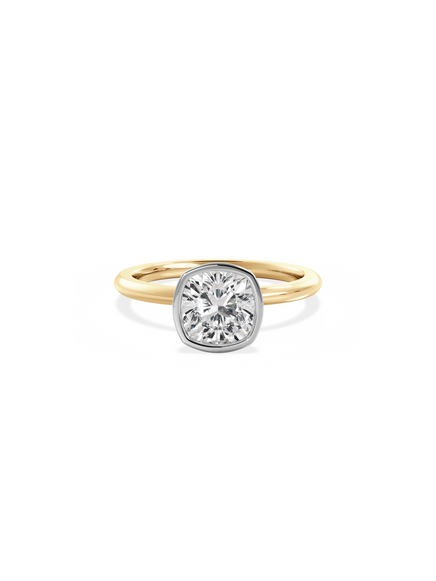 Cushion Signature Bezel Solitaire