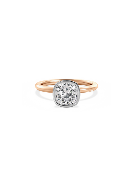 Cushion Signature Bezel Solitaire