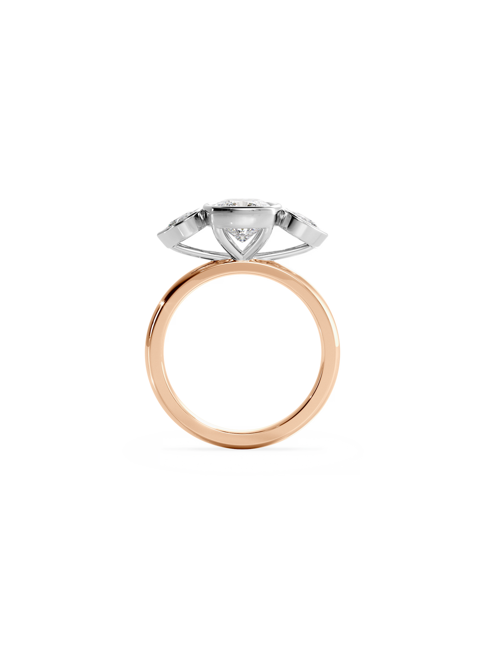Cushion Bezel Amira Ring - View 