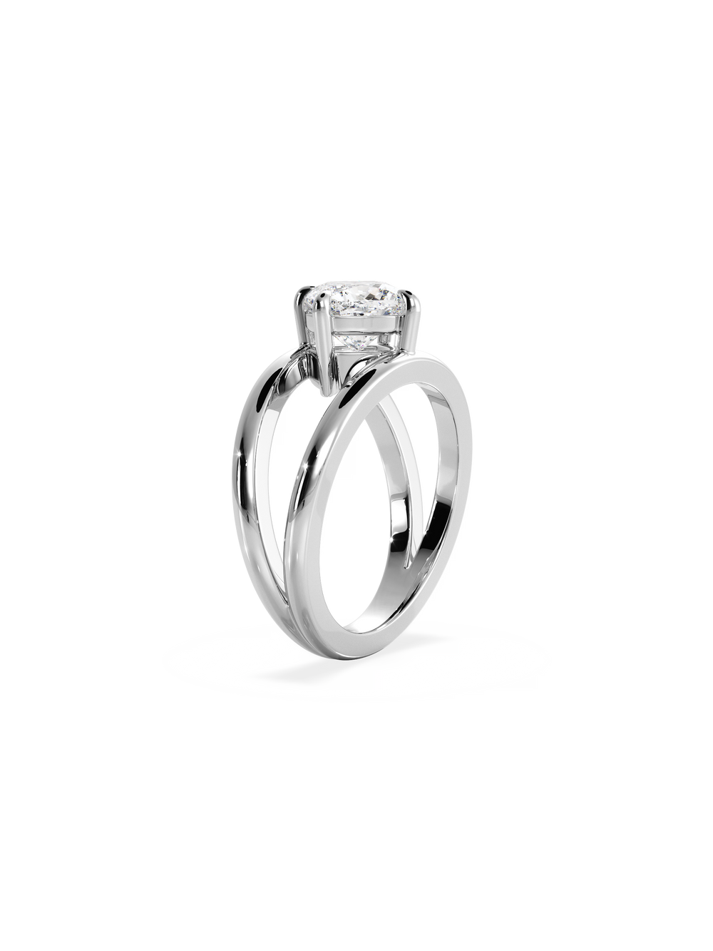 Cushion Signature Double Band Ring - View 
