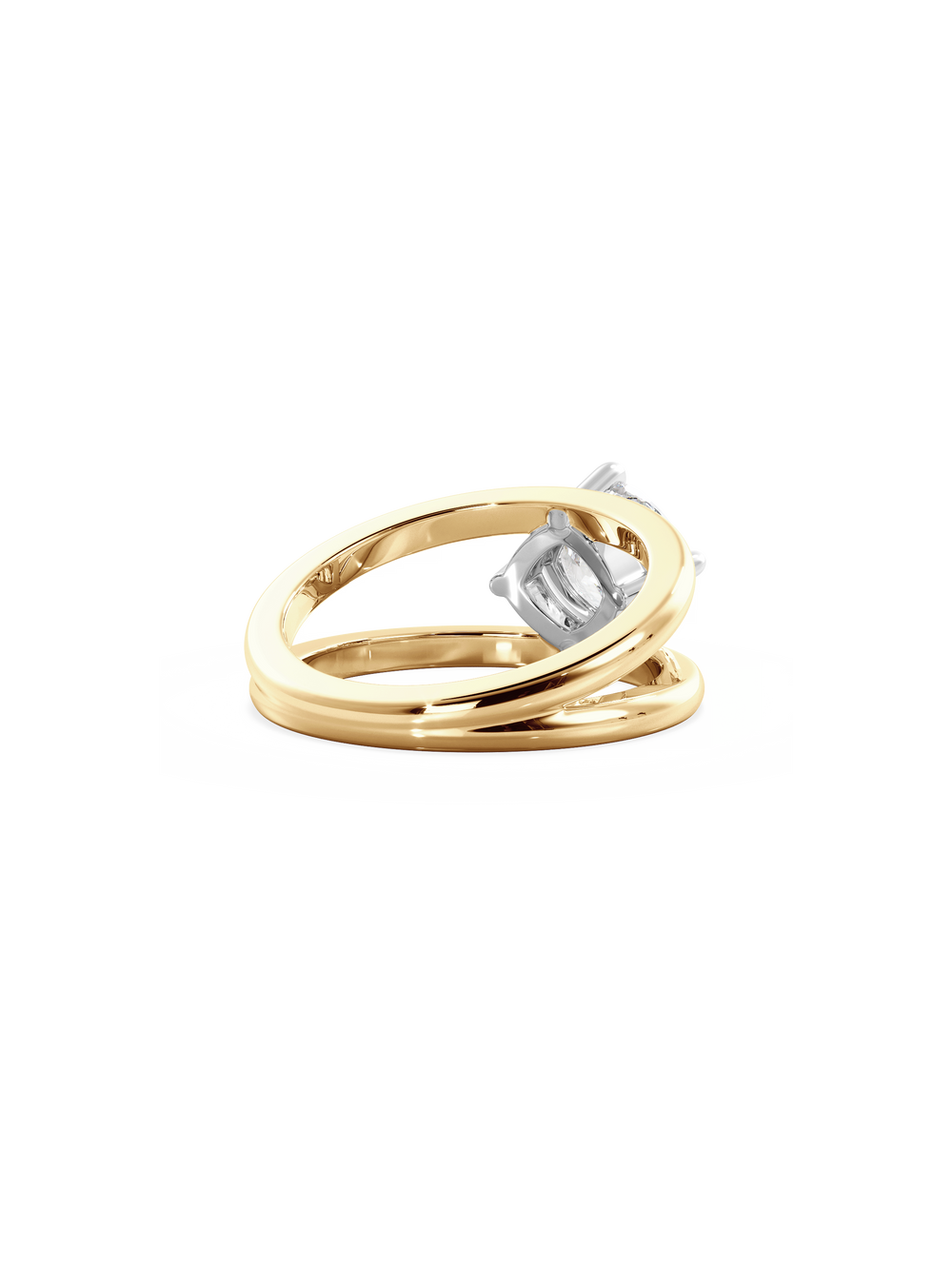 Cushion Signature Double Band Ring - View 