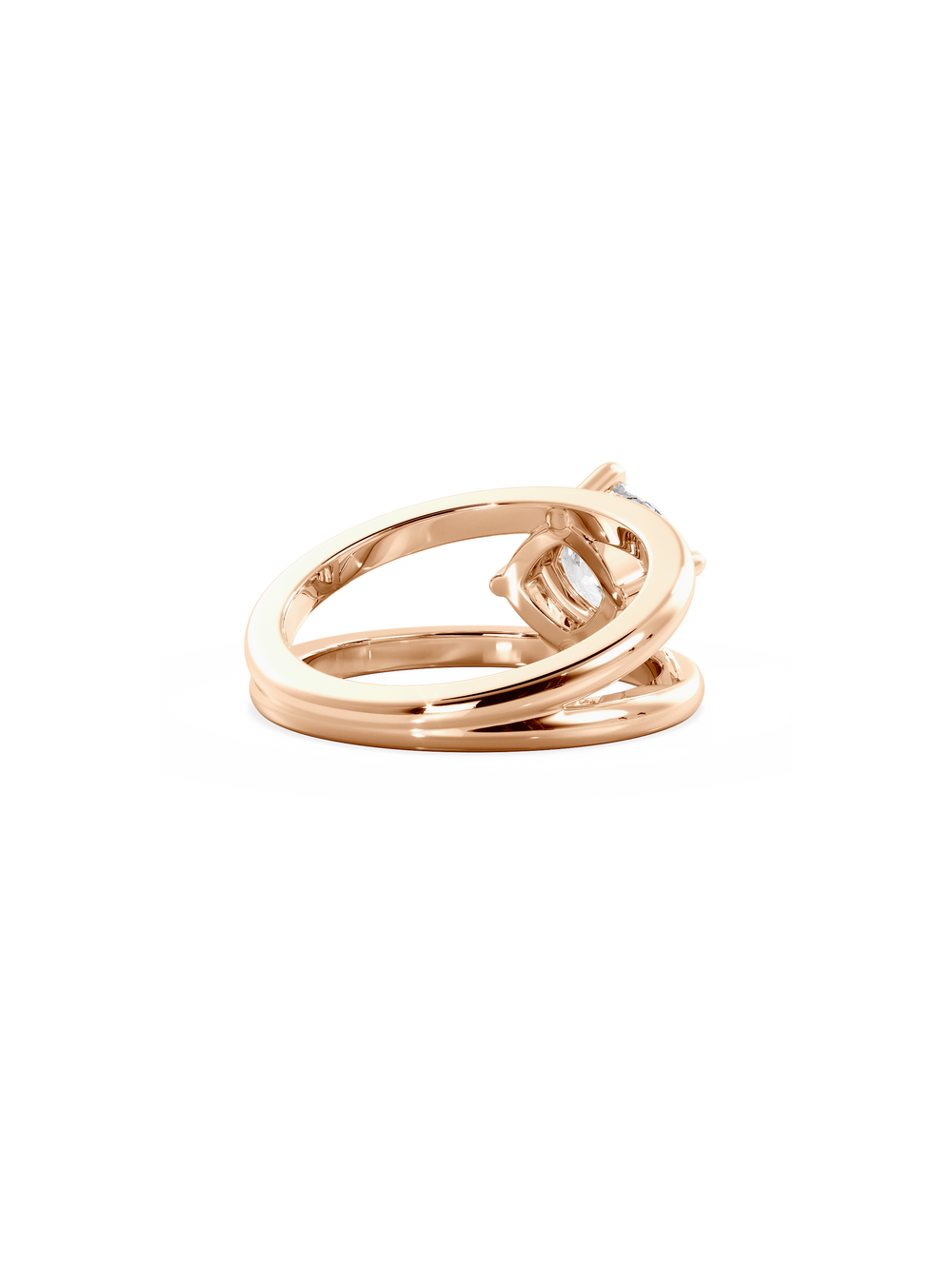 Cushion Signature Double Band Ring - View 