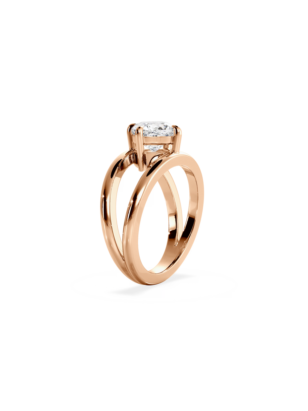 Cushion Signature Double Band Ring - View 