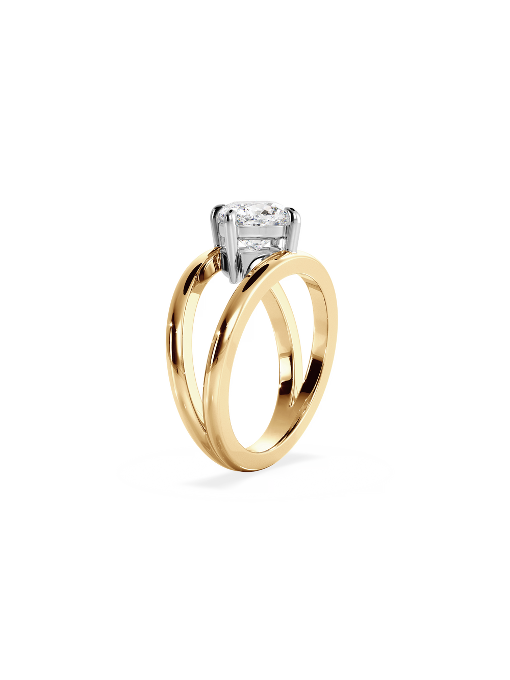 Cushion Signature Double Band Ring - View 