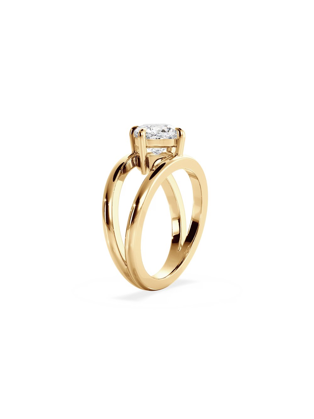 Cushion Signature Double Band Ring - View 