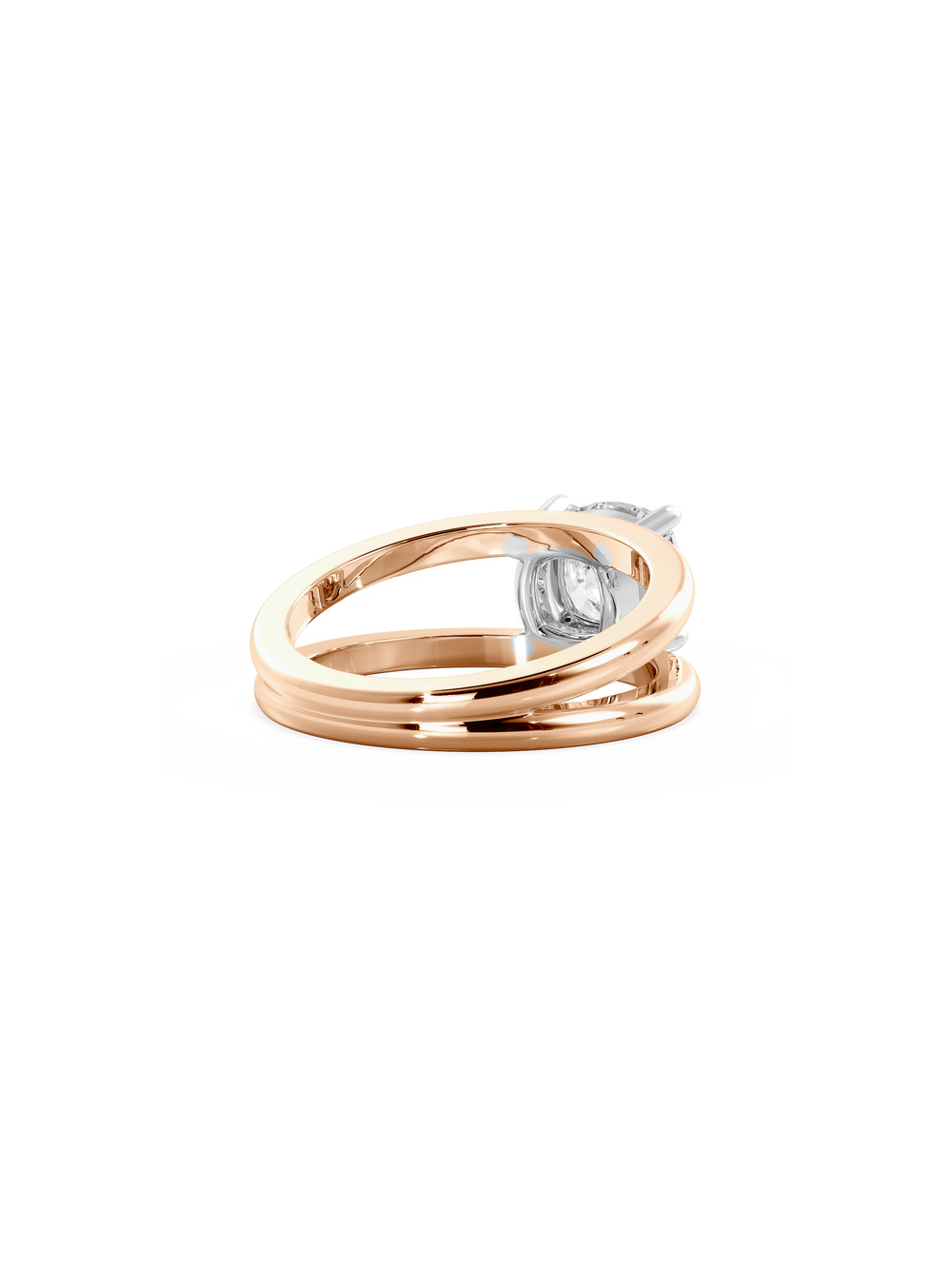 Cushion Signature Double Band Ring - View 