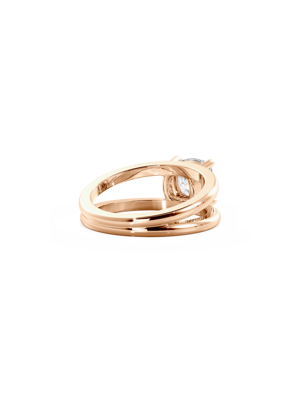 Cushion Signature Double Band Ring - View 