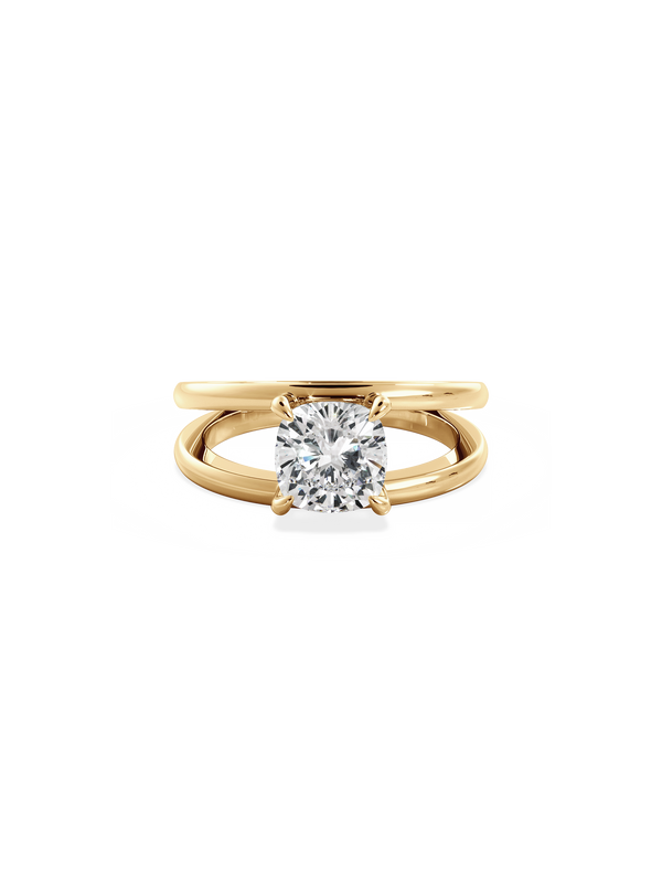 Cushion Signature Double Band Ring