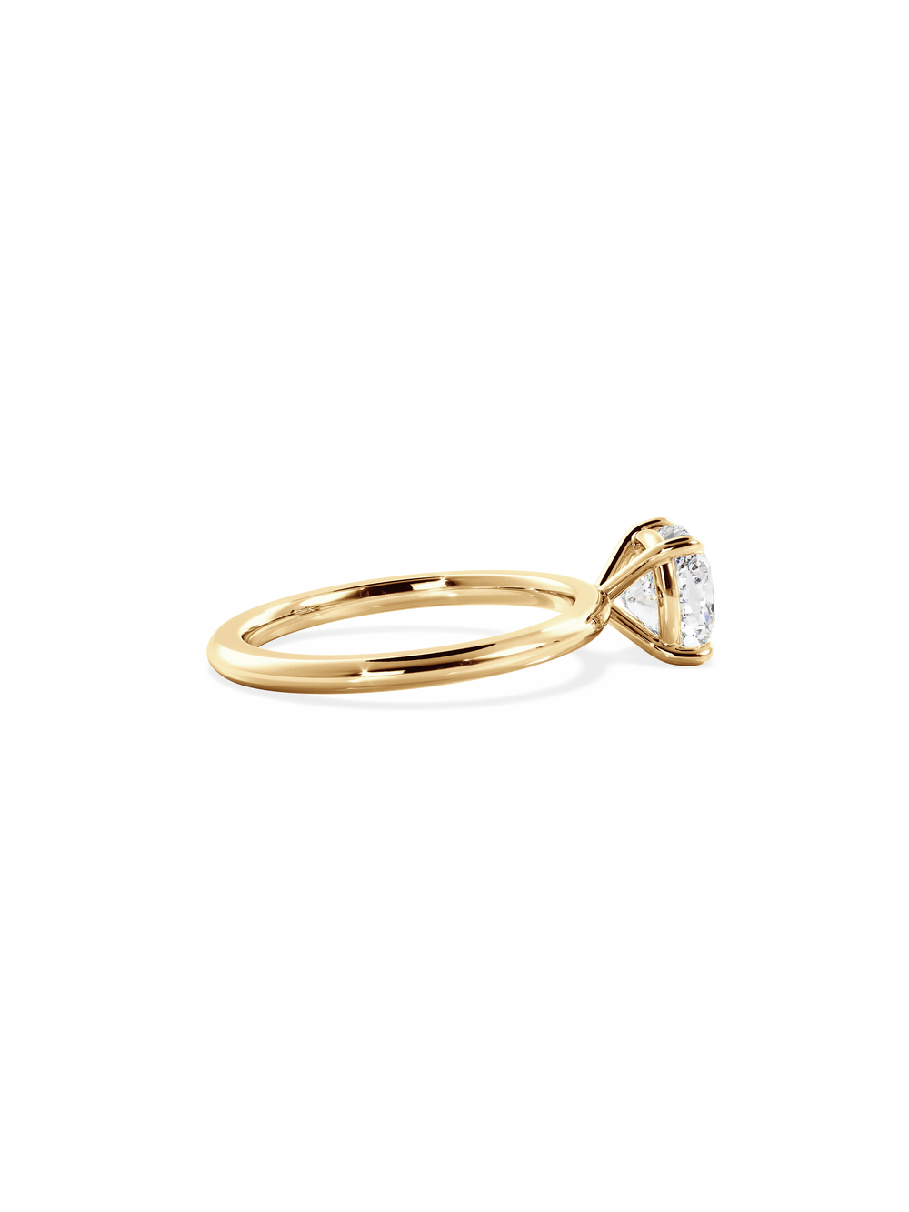 Cushion Ceremonial Solitaire - View 