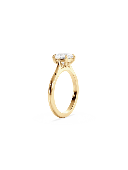 Cushion Classic Solitaire Ring