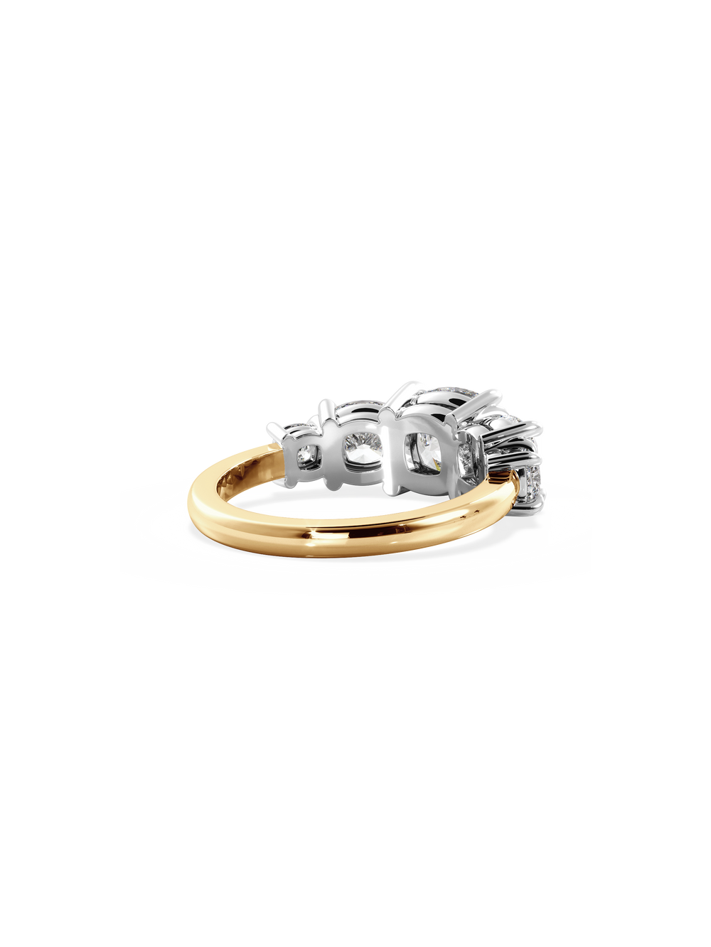 Cushion Signature Five-Stone Ring - View 