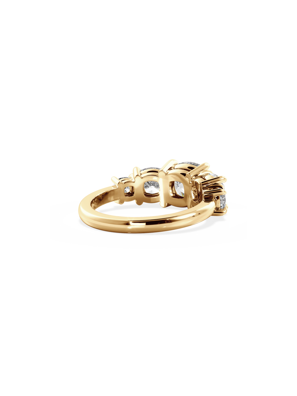 Cushion Signature Five-Stone Ring - View 