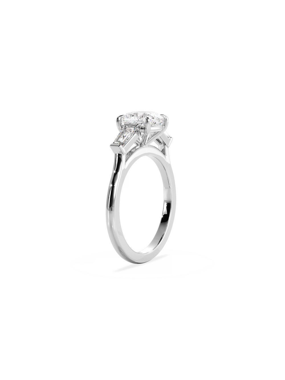 Cushion Lyra Ring - View 