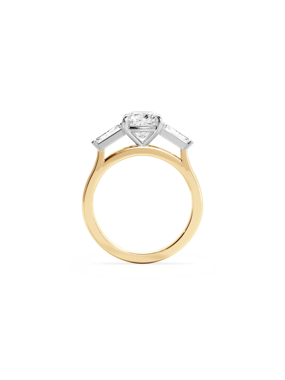 Cushion Lyra Ring - View 
