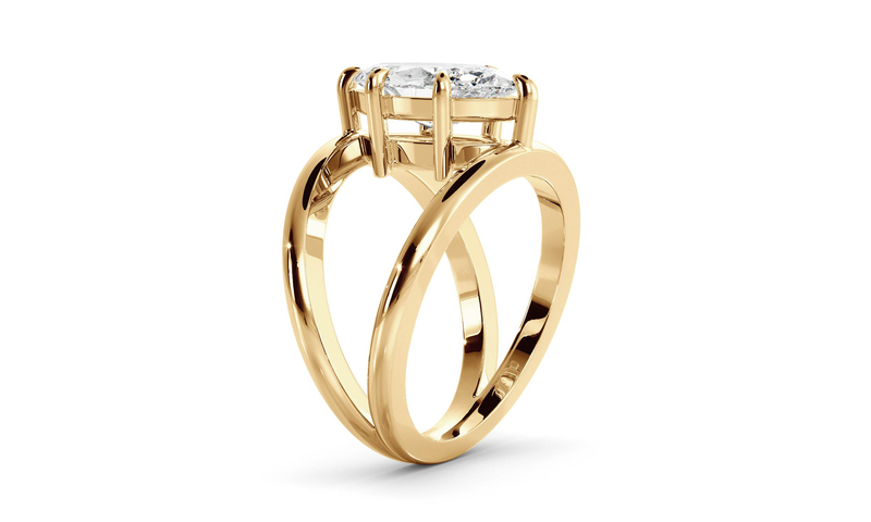 Marquise Signature Double Band Ring