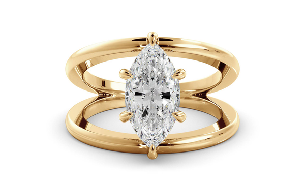 Marquise Signature Double Band Ring