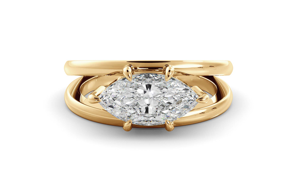 Marquise Signature Double Band Ring