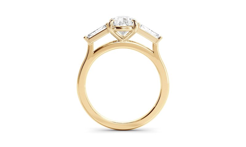 Pear Lyra Ring