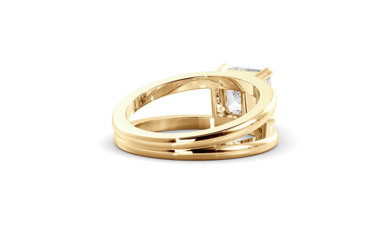 Asscher Signature Double Band Ring