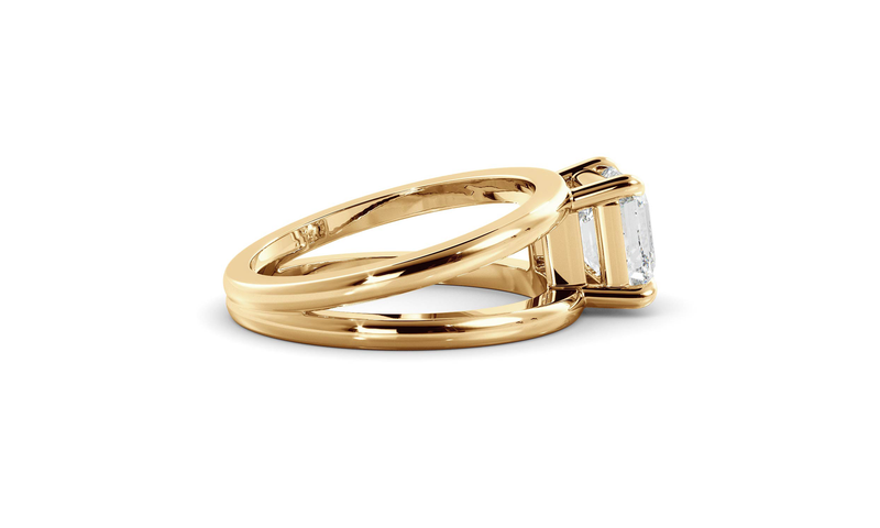 Asscher Signature Double Band Ring