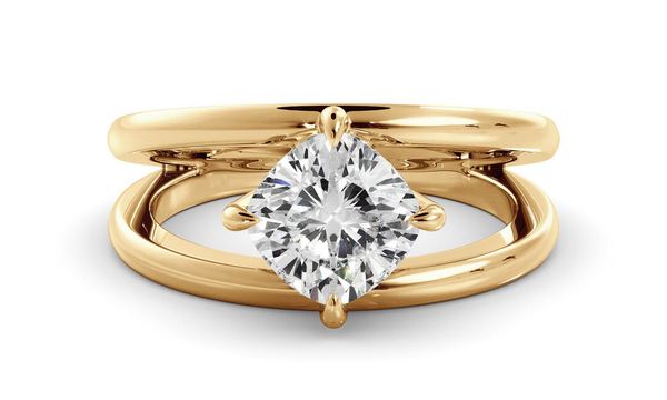 Cushion Signature Double Band Ring