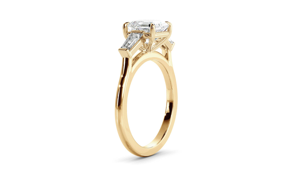 Asscher Lyra Ring