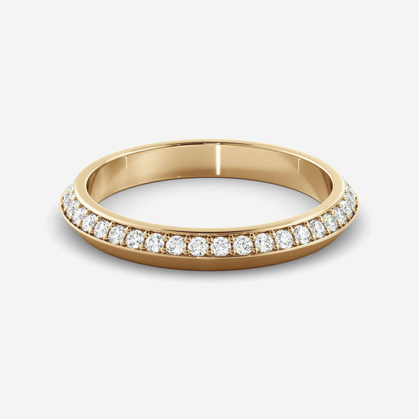 Diamond Knife Edge Ring