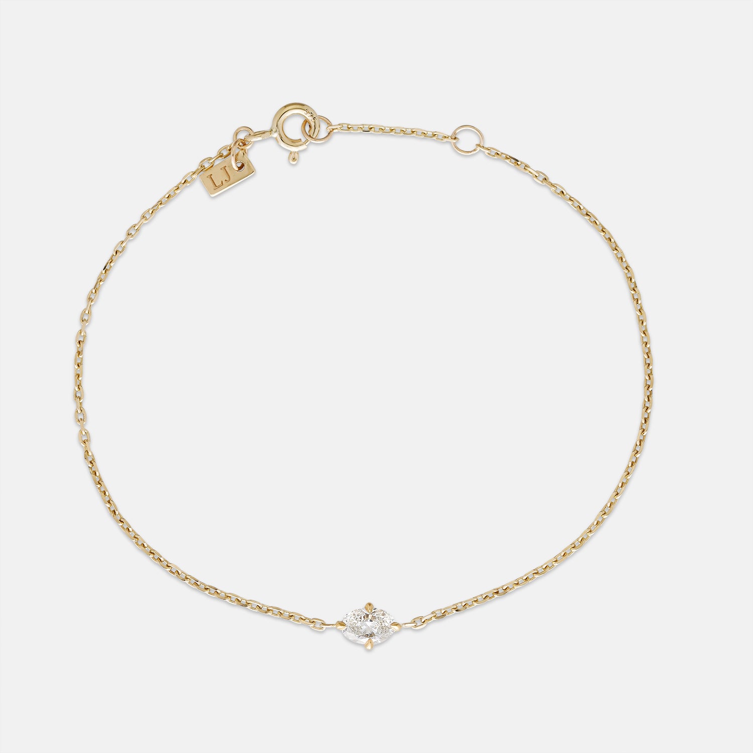 Oval Diamond Bracelet – Louise Jean Jewellery