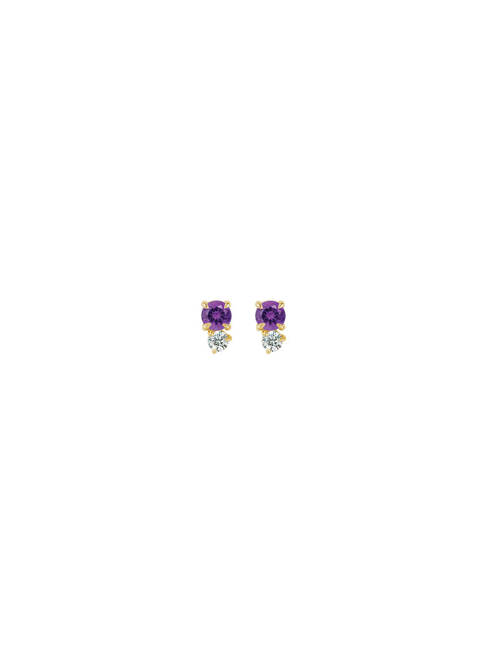 Duo Gem Studs - View 
