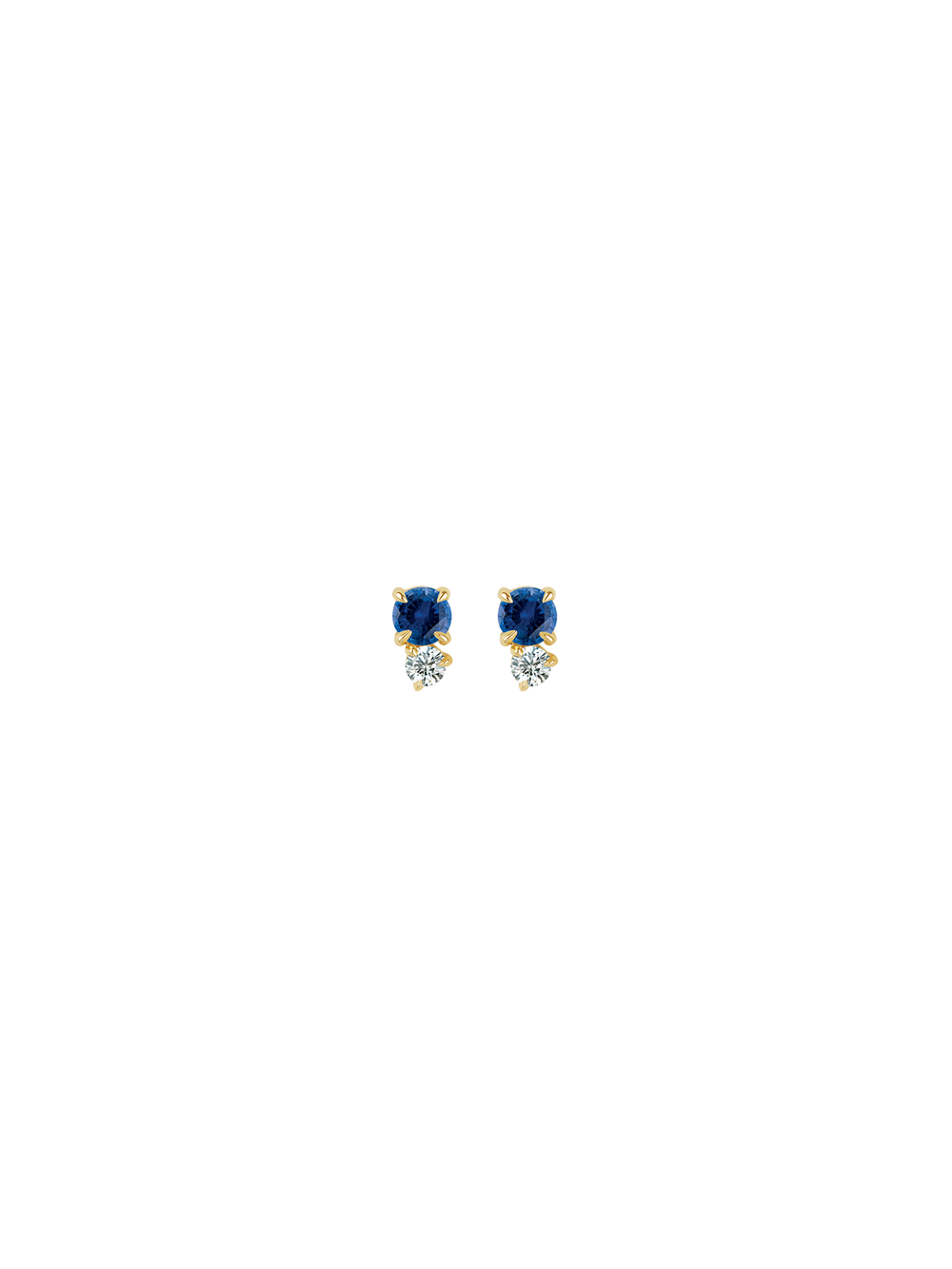 Duo Gem Studs - View 