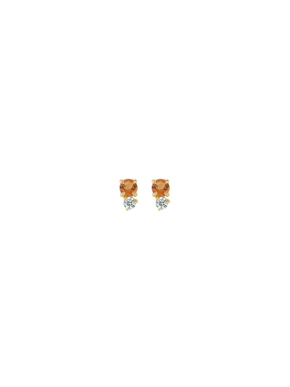 Duo Gem Studs - View 