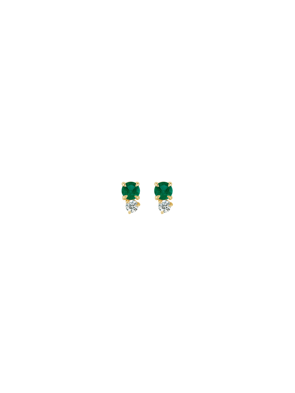 Duo Gem Studs - View 