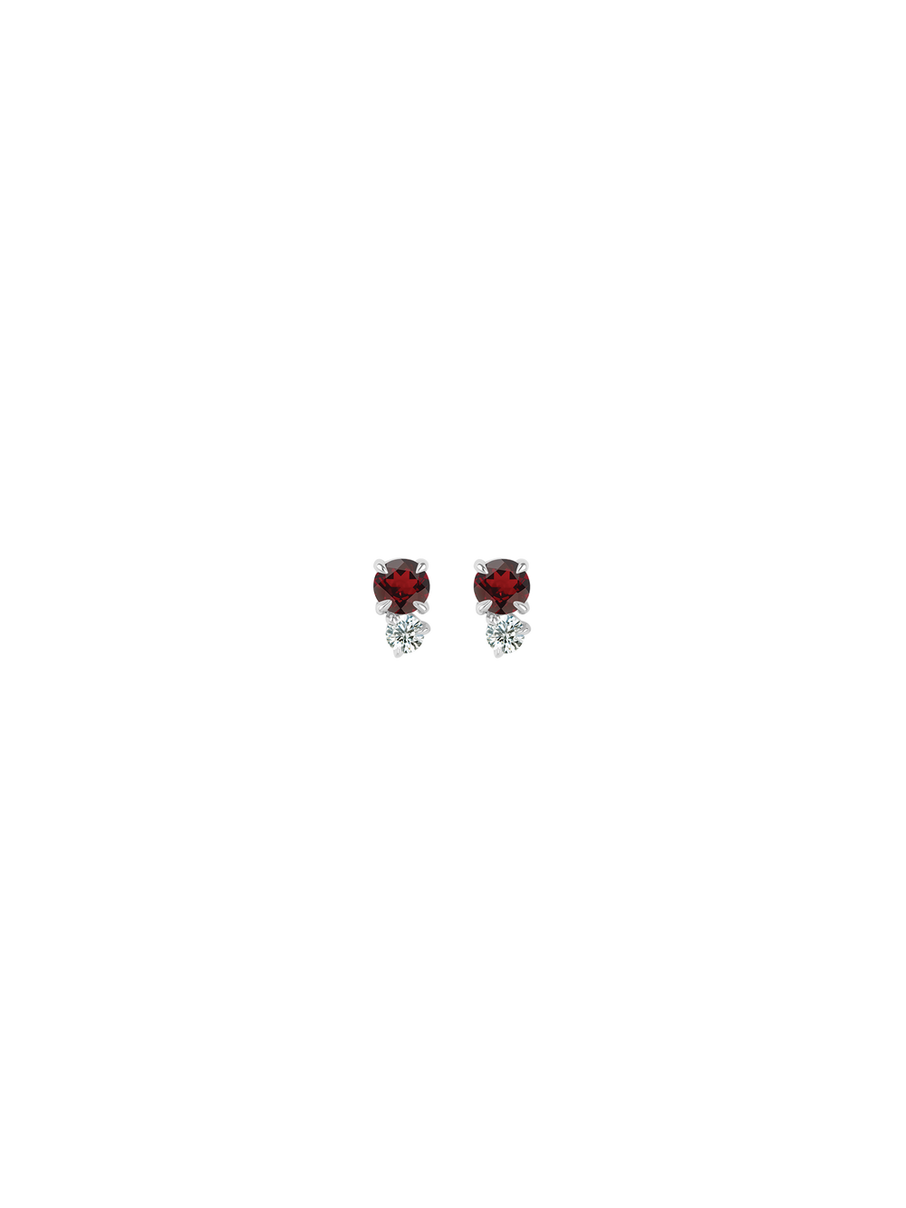 Duo Gem Studs - View 