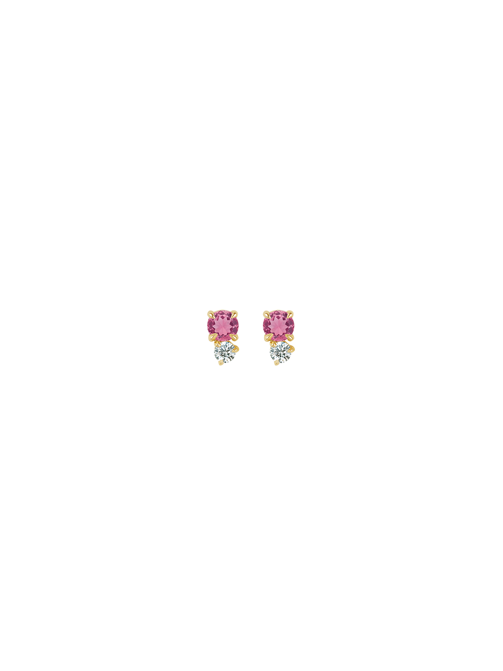 Duo Gem Studs - View 