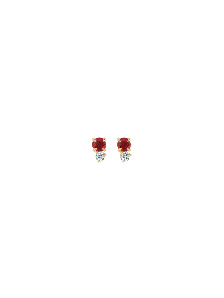 Duo Gem Studs