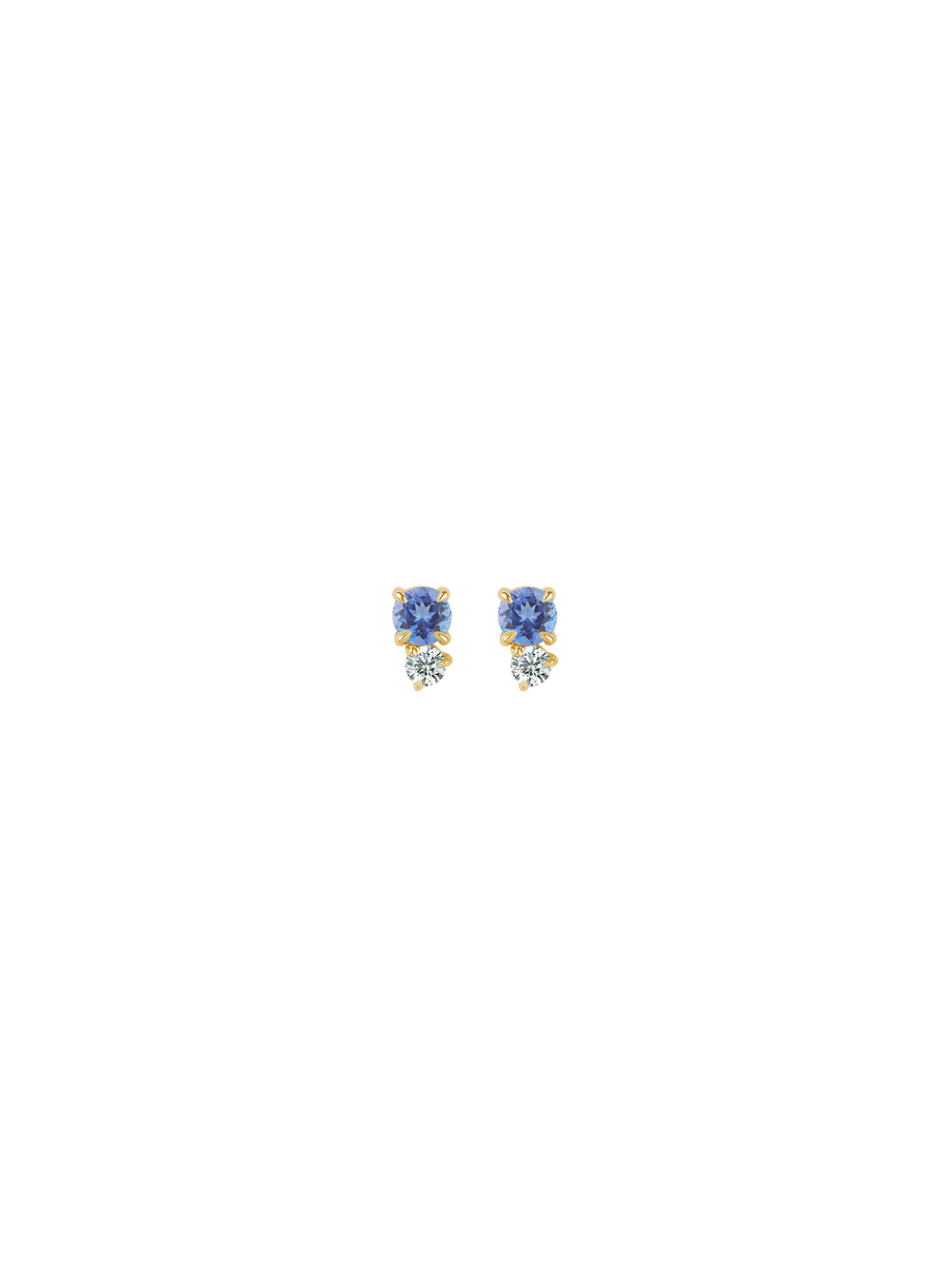 Duo Gem Studs - View 