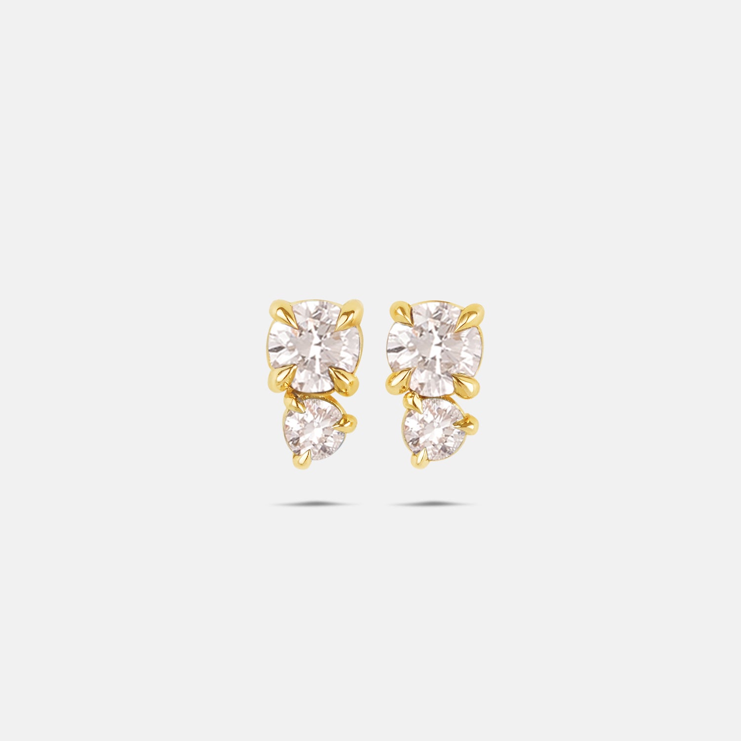 DuoGem Stud Earrings – Louise Jean Jewellery