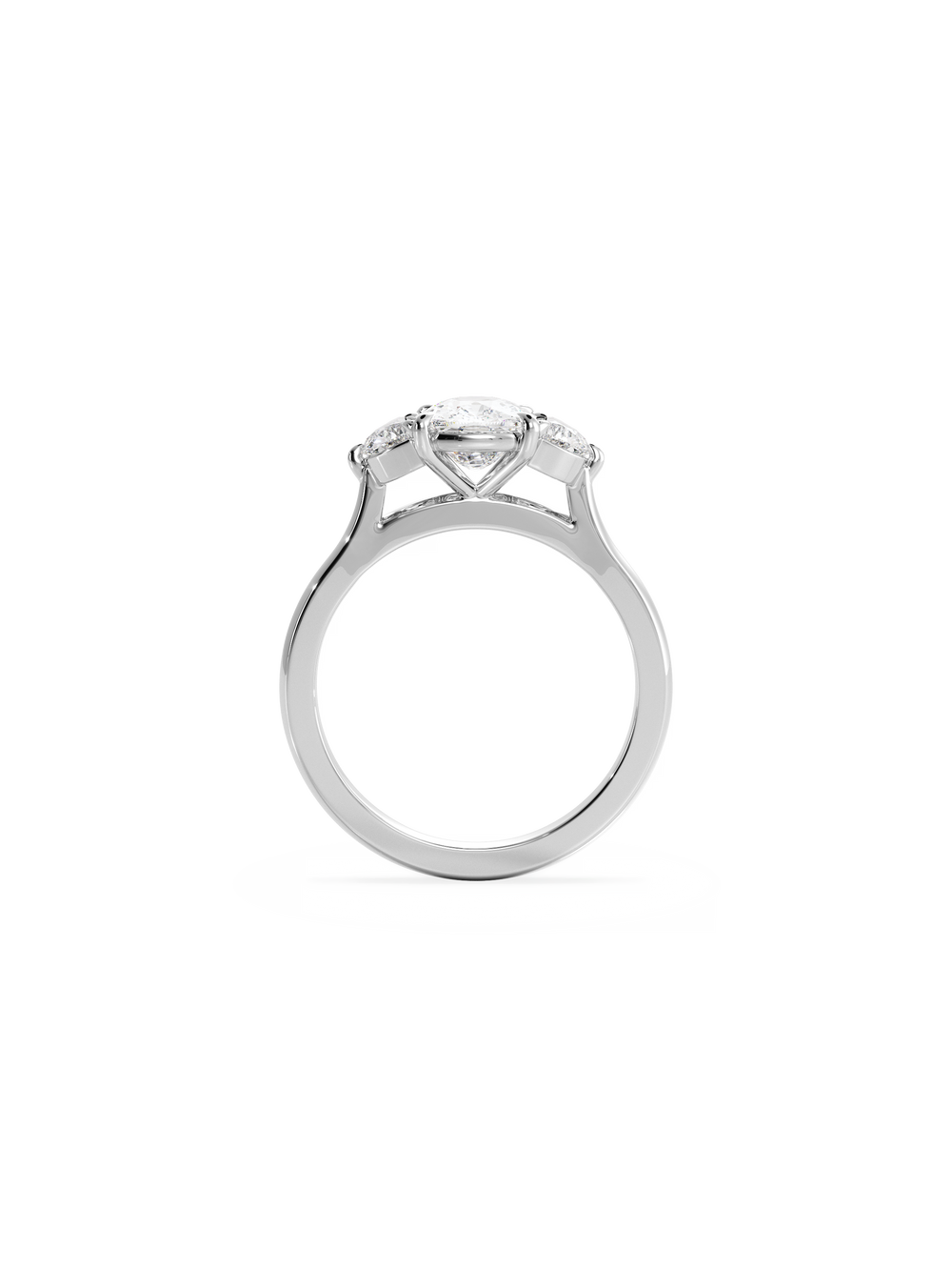 Elongated Cushion Elara Ring - View 