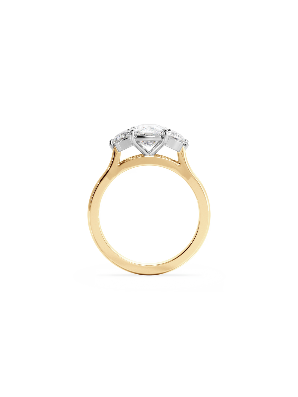 Elongated Cushion Elara Ring - View 
