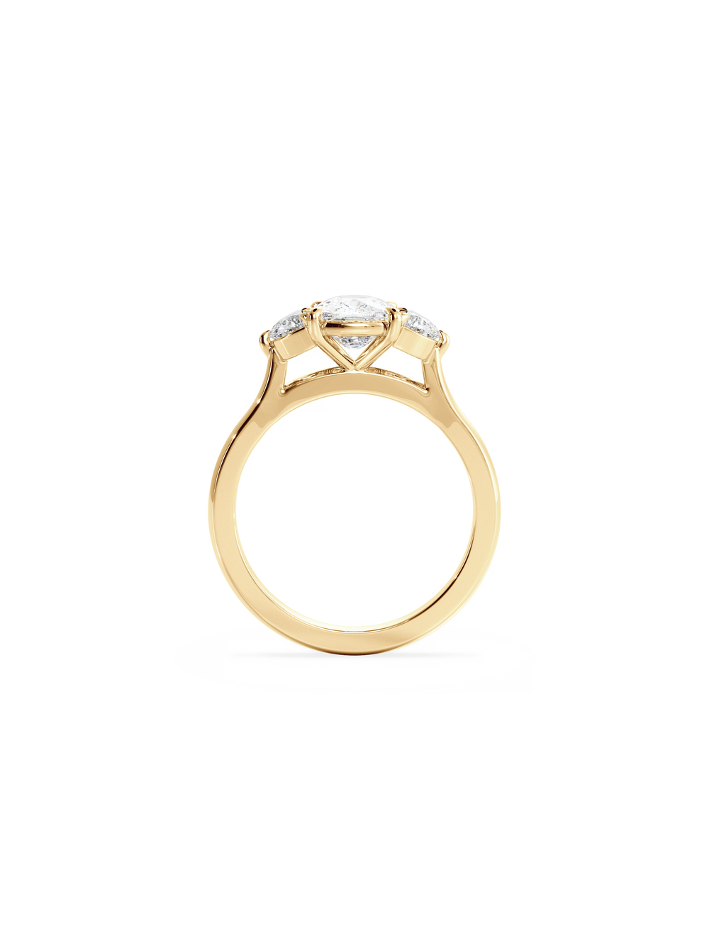 Elongated Cushion Elara Ring - View 