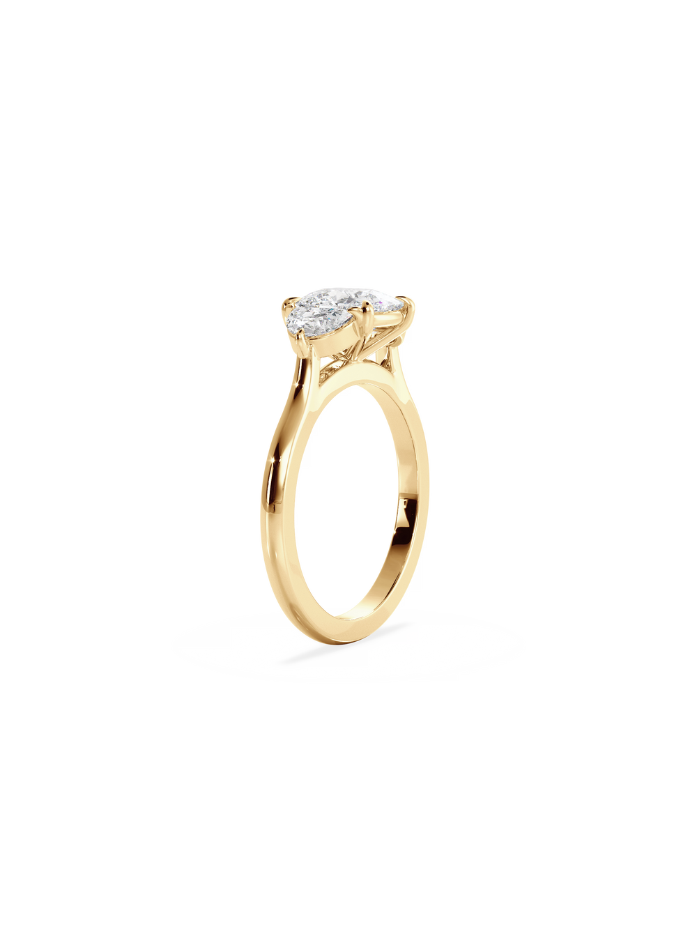 Elongated Cushion Elara Ring - View 