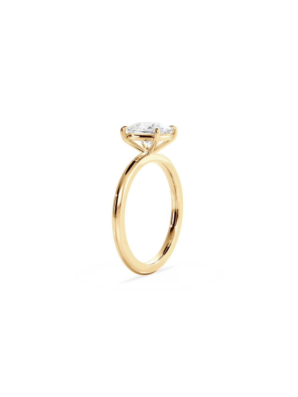 Elongated Cushion Ceremonial Solitaire - View 
