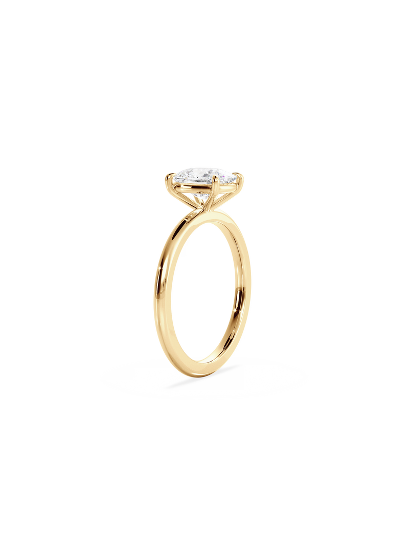 Elongated Cushion Ceremonial Solitaire