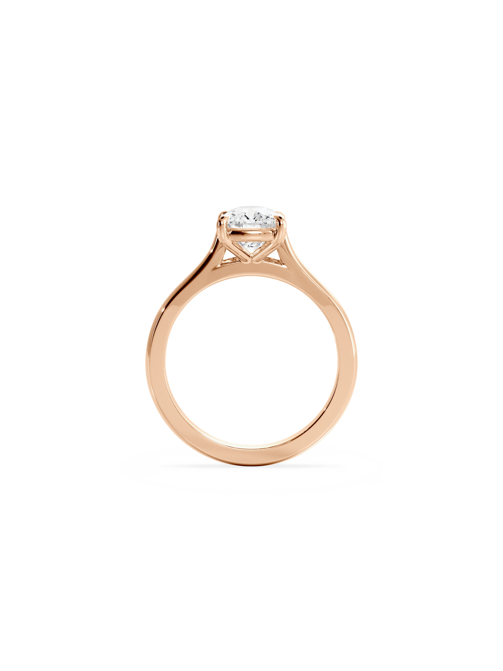 Elongated Cushion Classic Solitaire - View 