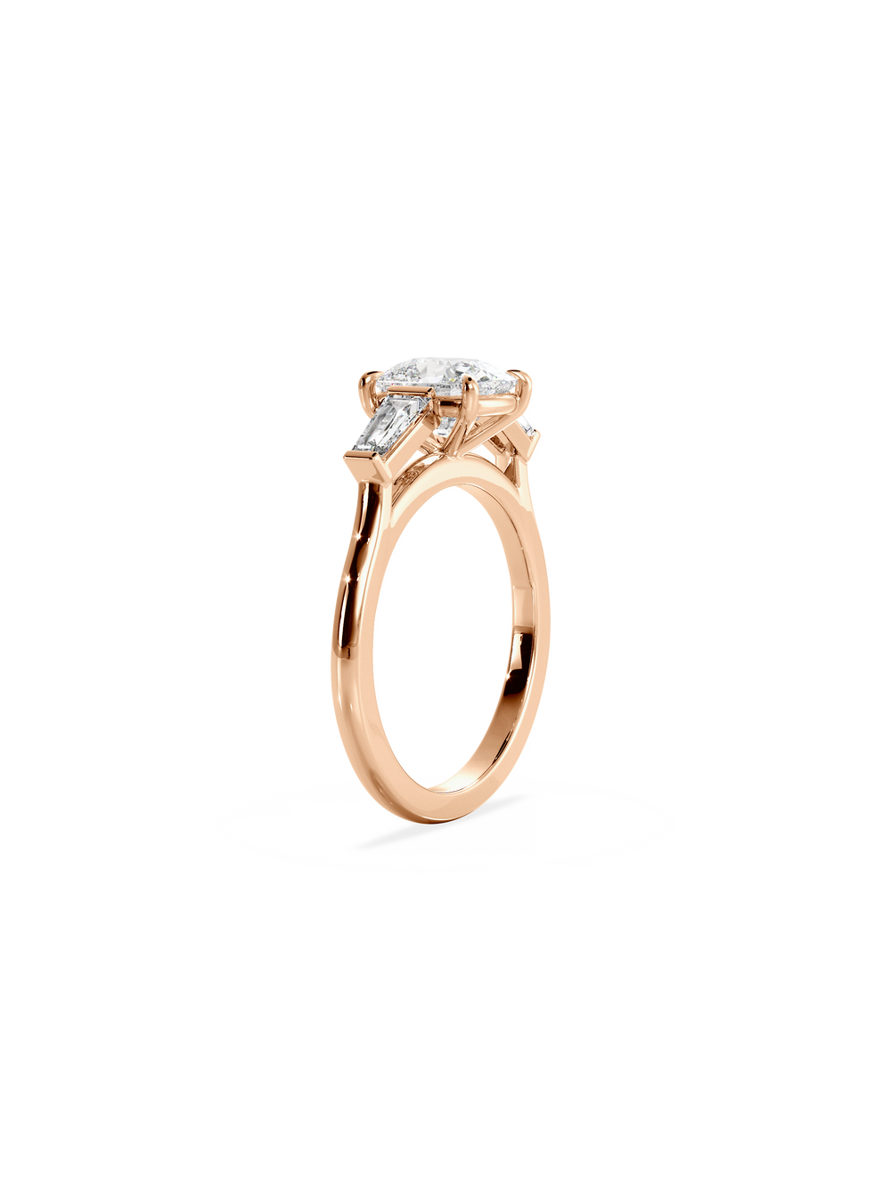 Elongated Cushion Lyra Ring - View 