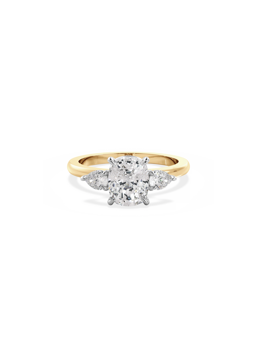 Elongated Cushion Amira Ring