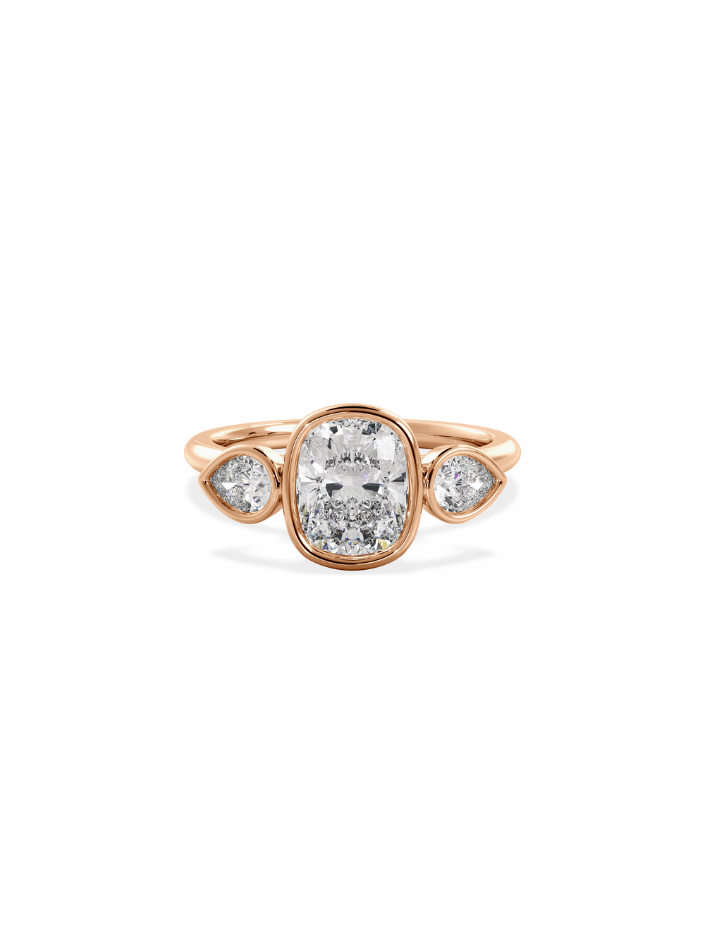 Elongated Cushion Bezel Amira - View 